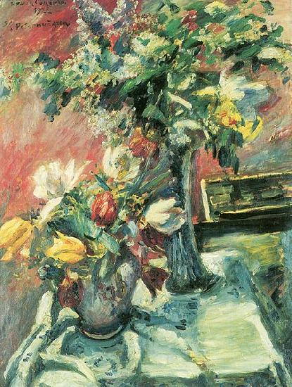 Lovis Corinth Flieder und Tulpen Sweden oil painting art